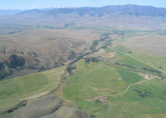 Nikos Monoyios and Val Brackett, owners of the Eagle Valley Ranch, have made multiple improvements to fish habitat on their ranch and donated a big conservation easement to the Lemhi Regional Land Trust. 
