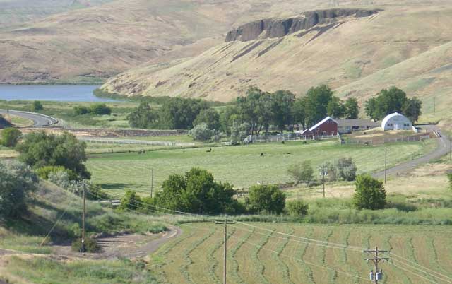 The Klaveano Ranch near Lower Granite Reservoir in Washington