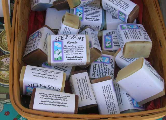 Sheep soap