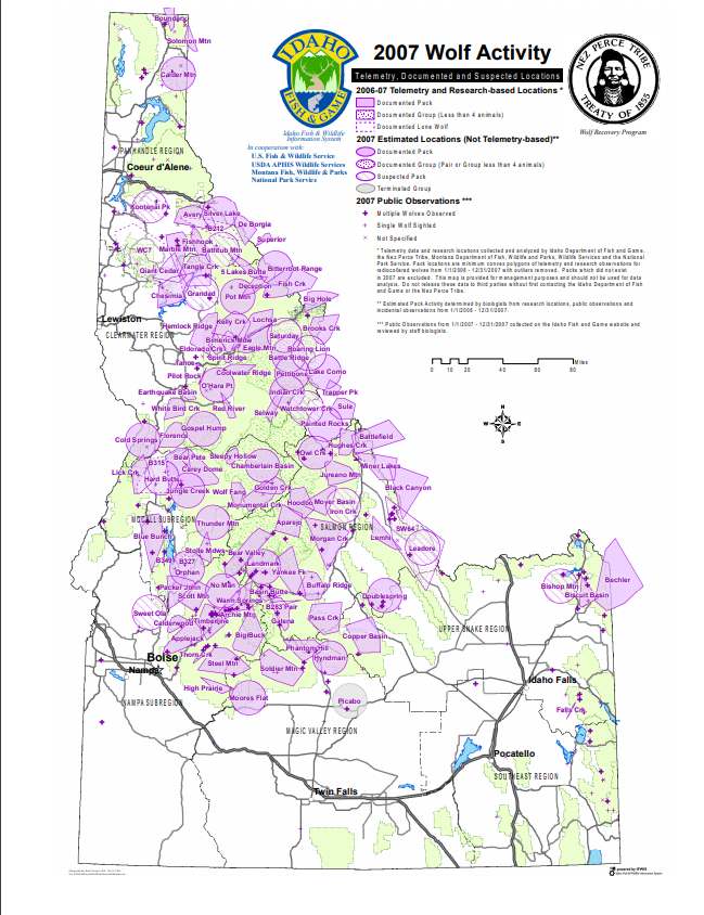 Wolves Part 2: Wolf Reintroduction in Idaho (1995-2011) – Idaho ...